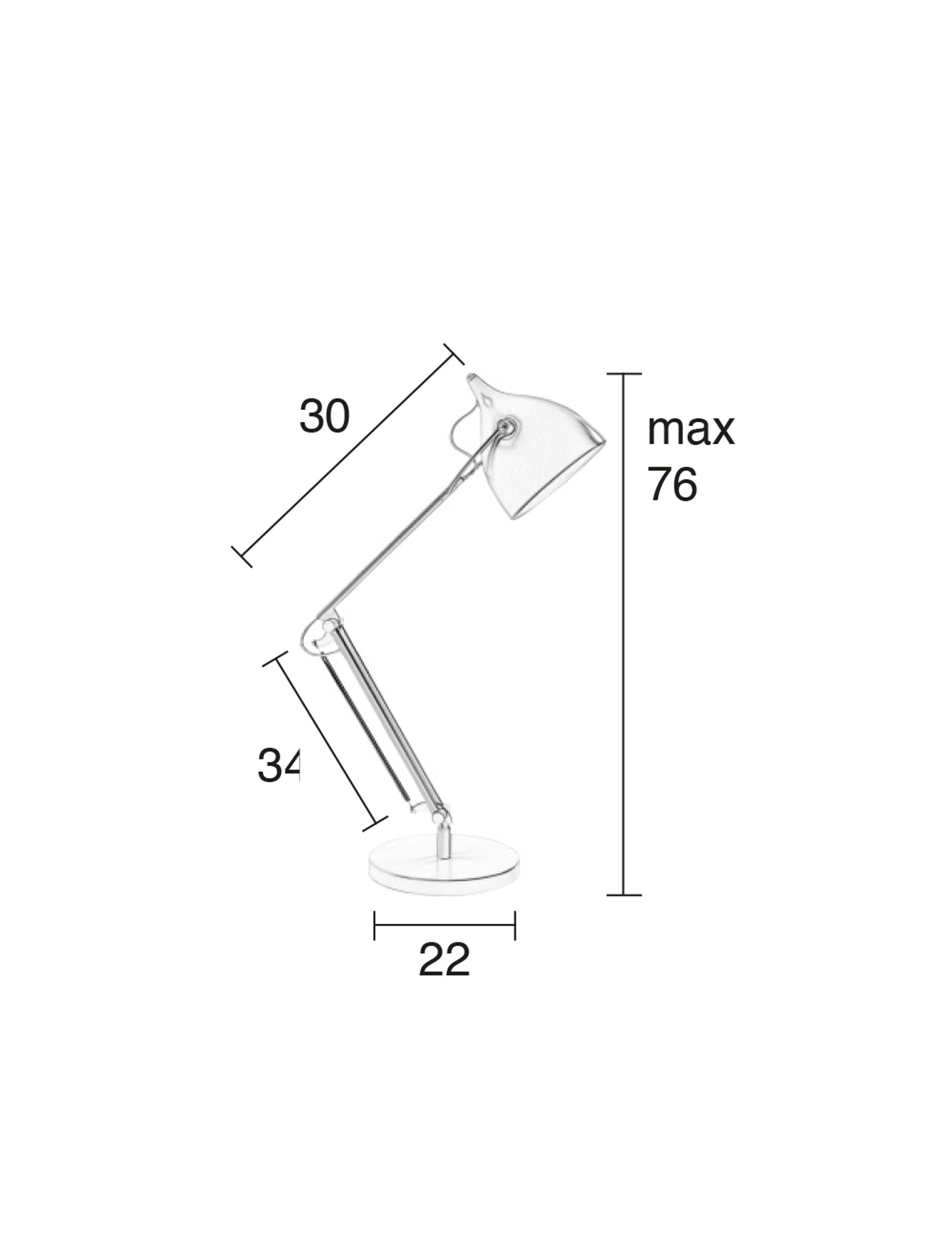 Zuiver Reader Matt Black Table Lamp
